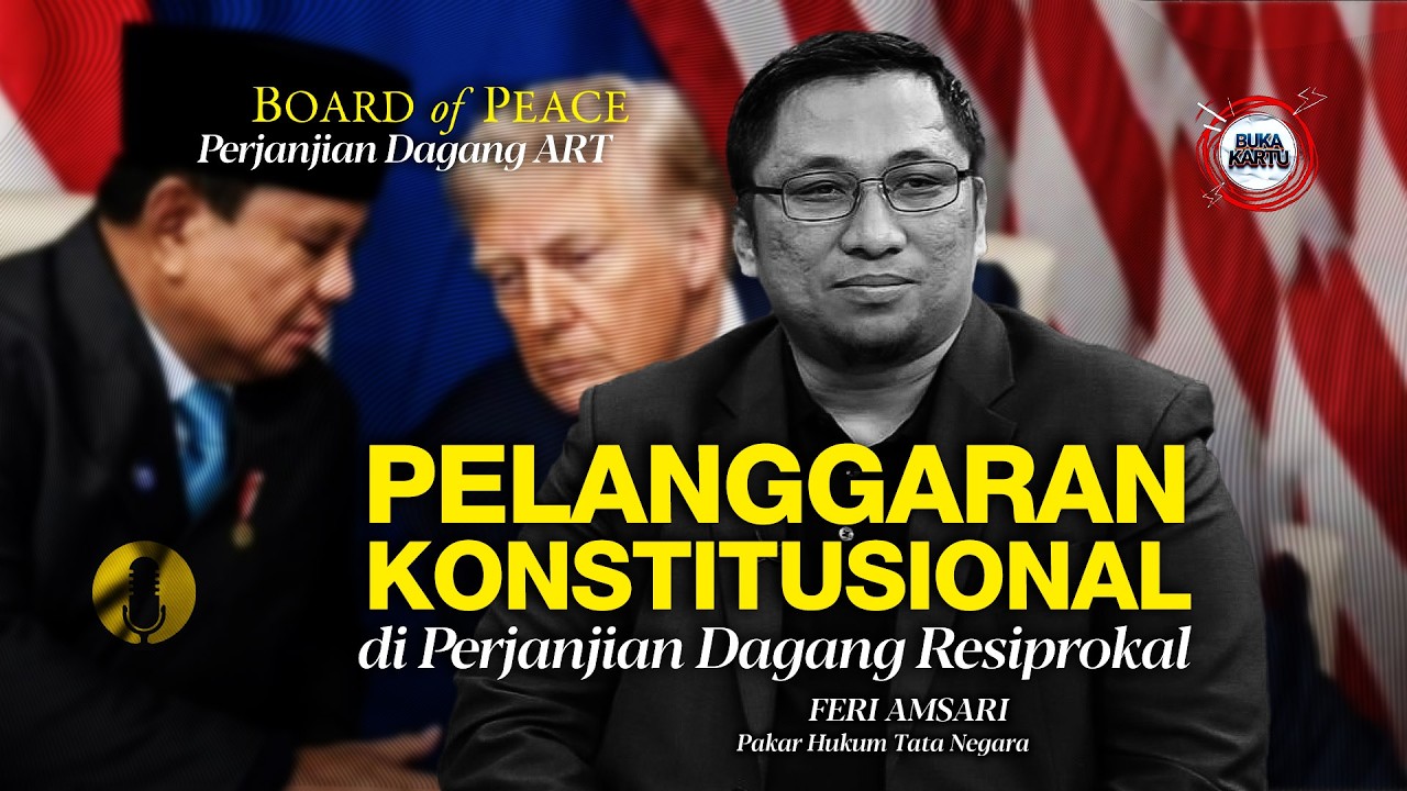 Skandal Perjanjian Dagang ART: Mengapa DPR Diam Saat Konstitusi Ditabrak? | Feri Amsari