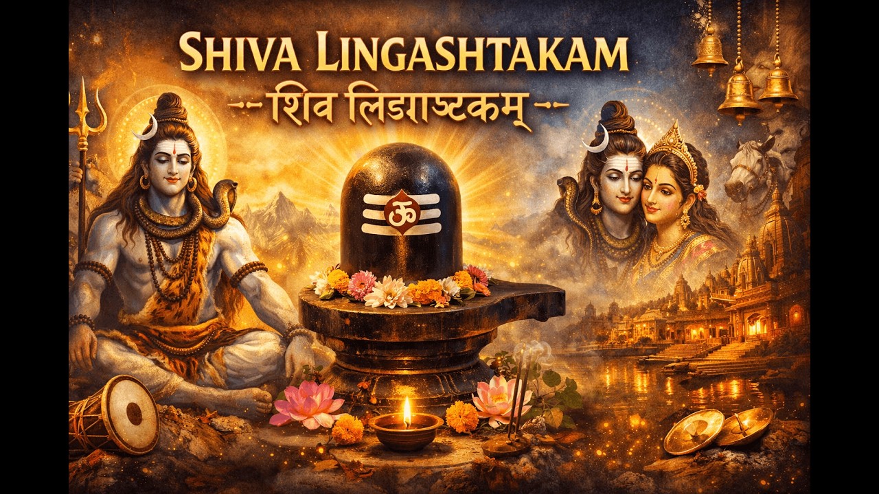 Shiva Lingashtakam | Powerful Lord Shiva Stotram | Divine Chant for Peace & Blessings 🕉️