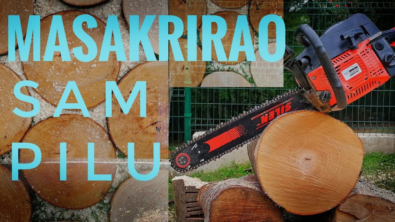 52cc prije i poslije, test u drvetu