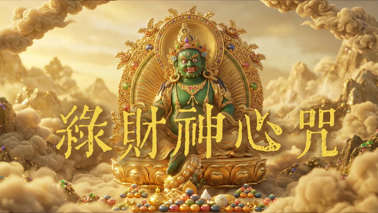 （一小時）綠財神心咒 | Green Jambhala Mantra | 疾速賜財  | 增益福報  |  事業圓滿