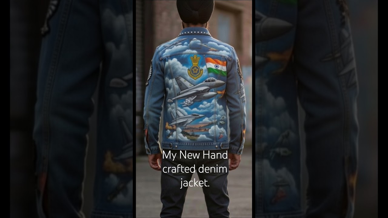 HAND Crafted DENIN JACKET INDIA AIRFORCE | INDIA ARMY | Indian AIRFORCE | BORDER 2 | 