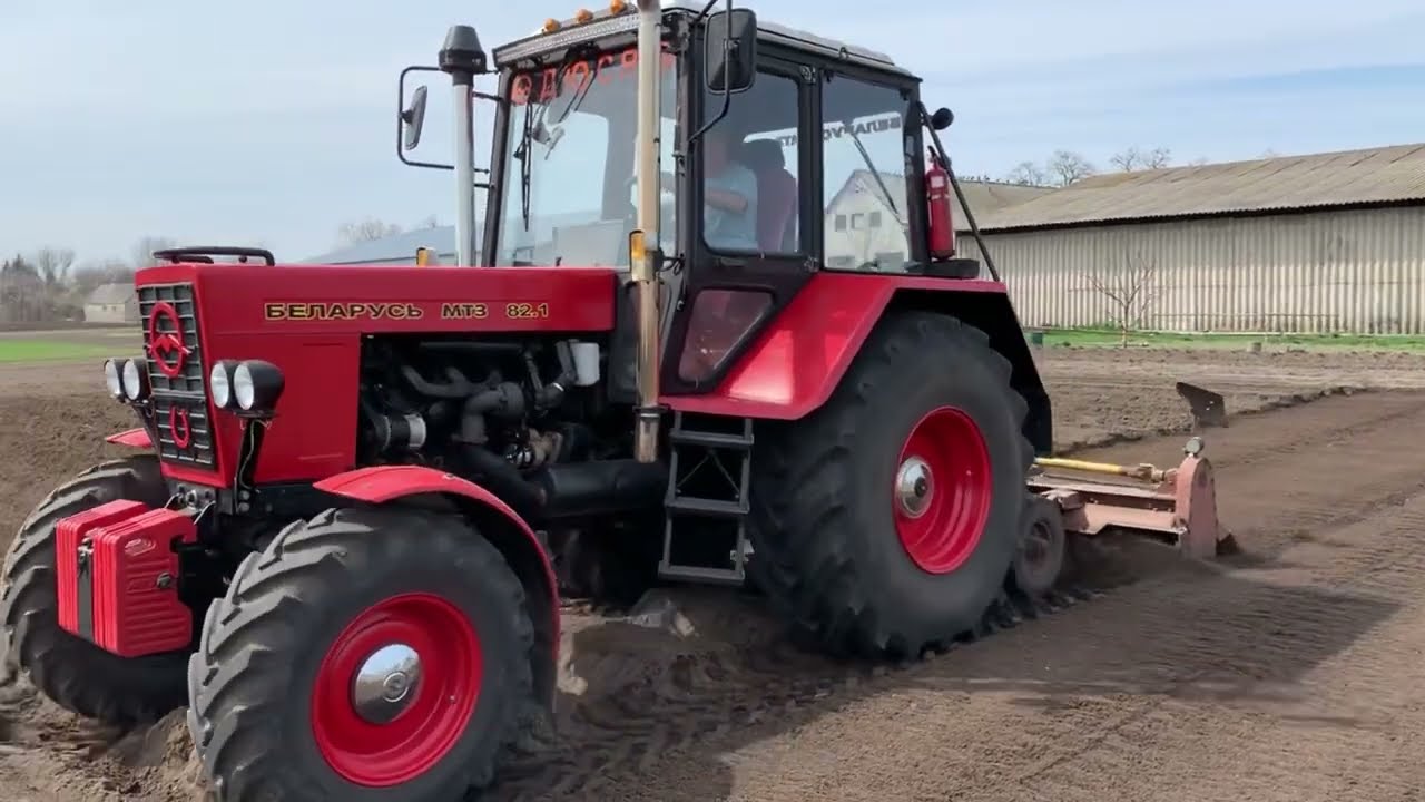 Слава Україні! Мтз 82.1 Мерседес ОМ 366LA. Фреза