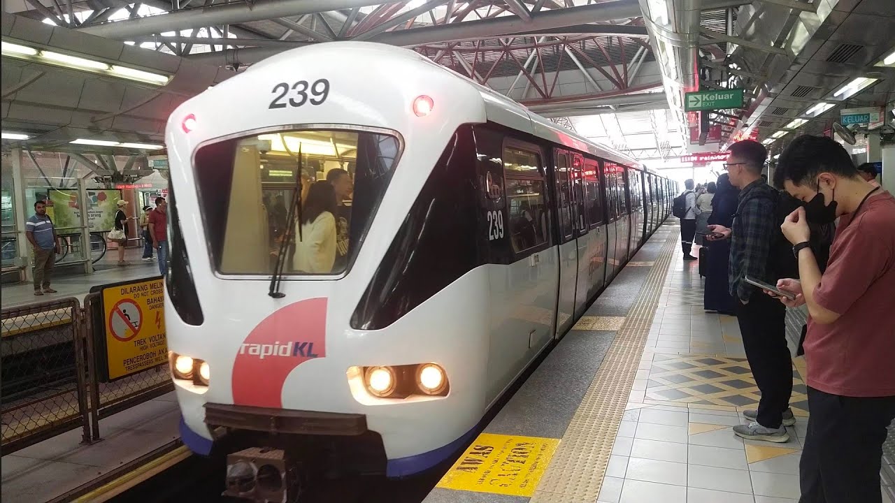 LRT Kelana Jaya Line | Innovia ART 200 (Set 39) Arriving KL Sentral