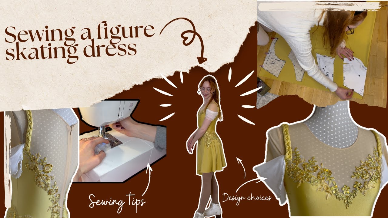 Sewing a Custom Figure Skating Dress! | Sewing tips & design process 