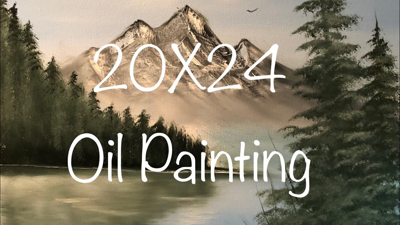 20X24 Landscape #oilpainting #paintwithrick #funpainting