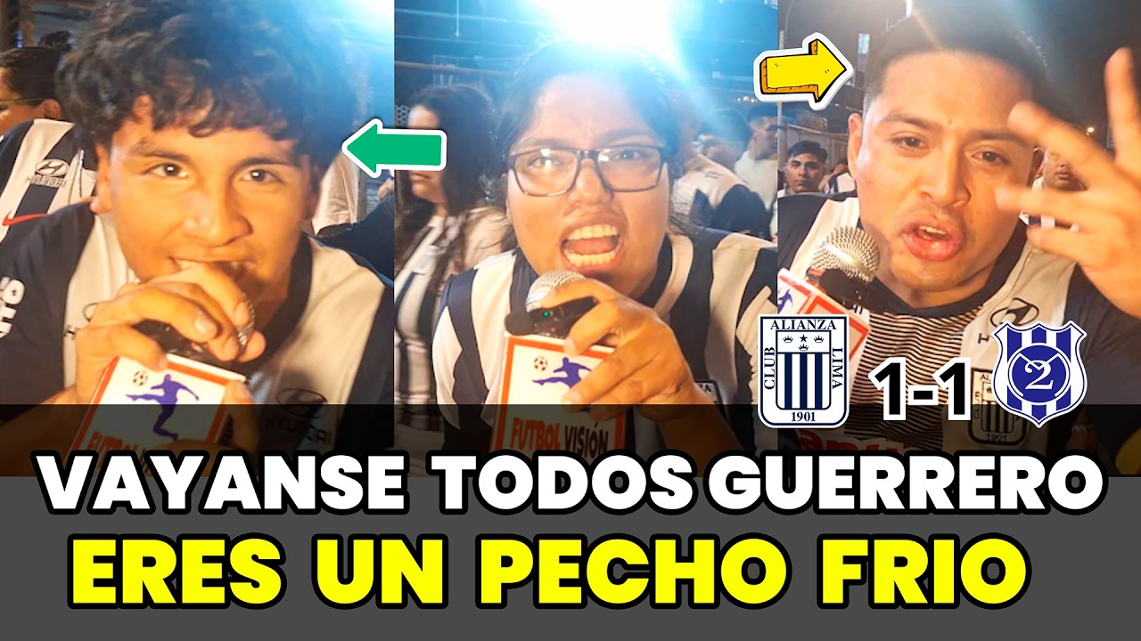 Hinchas de Alianza Lima molestos por la eliminacion ante 2 de Mayo (1-1) | Copa Libertadores 2026