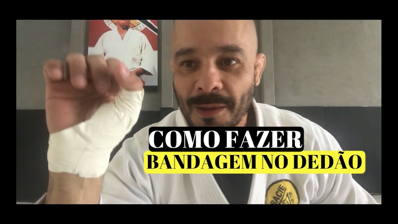 Aprenda a fazer uma bandagem no dedão