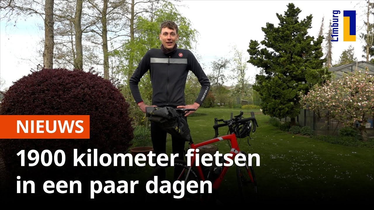 Sjors uit Melick doet rondje Nederland op de fiets