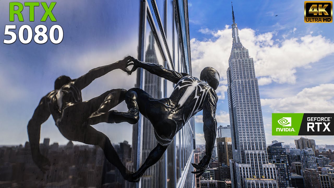 RTX 5080 - Marvel's Spider-Man 2 (4K HDR 120FPS) Ray-Tracing ON | Black SpiderMan vs Doctor Lizard