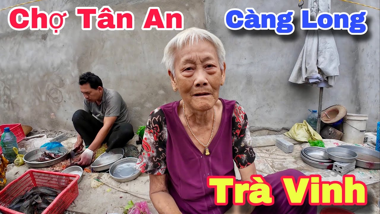 Chợ Tân An Càng Long Trà Vinh Người Lớn Tuổi Khó Khăn Hạnh Phúc Nhận Quà Từ Mỹ | Khương Nhựt Minh