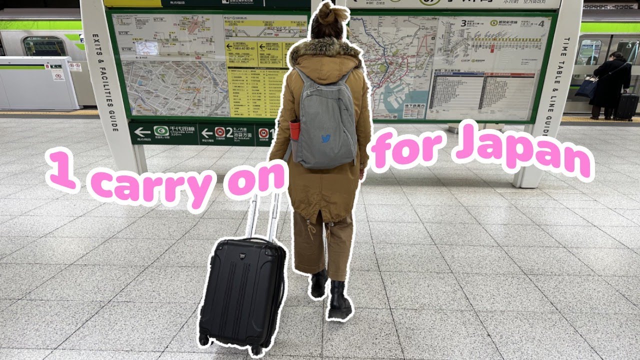 1 month in Japan with carry-on ONLY 🌸✈️