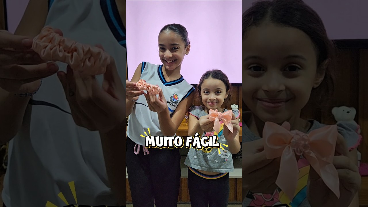 COMO FAZER UM PORTA COQUE SUPER F&Aacute;CIL PARA O BALLET #balletinfantil #bailarina #comofazer