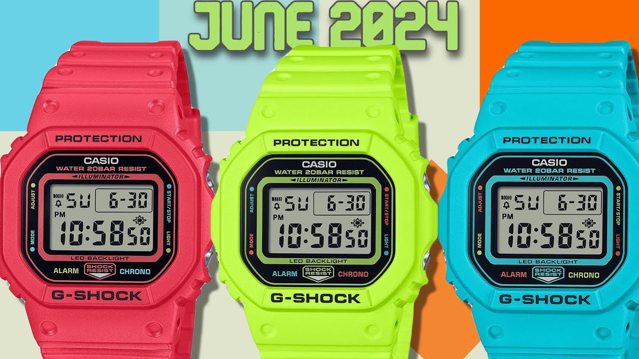 G-Shock DW-5600EP Energy Pack Series