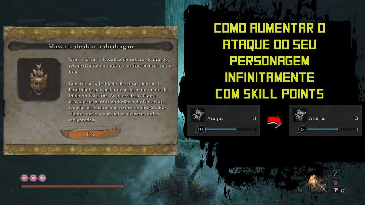 Sekiro - Como aumentar o ataque/dano 