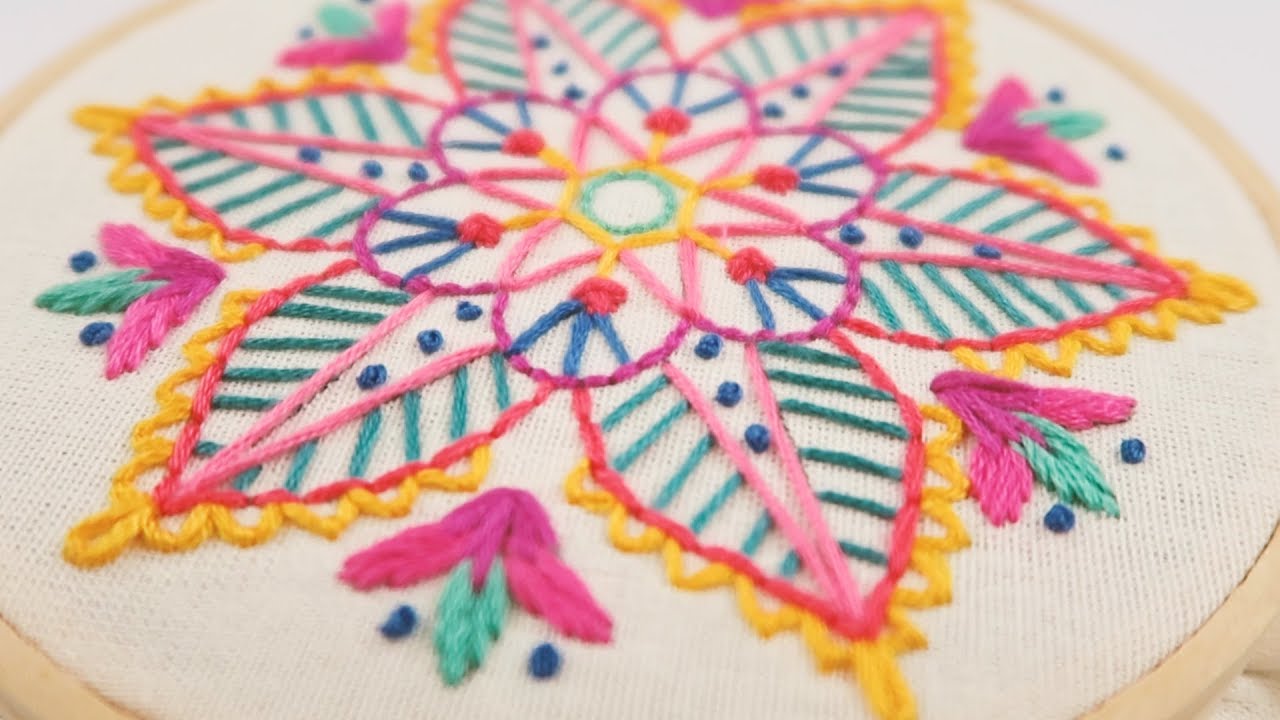 BORDADO MANDALA - IDEAS PARA BORDAR