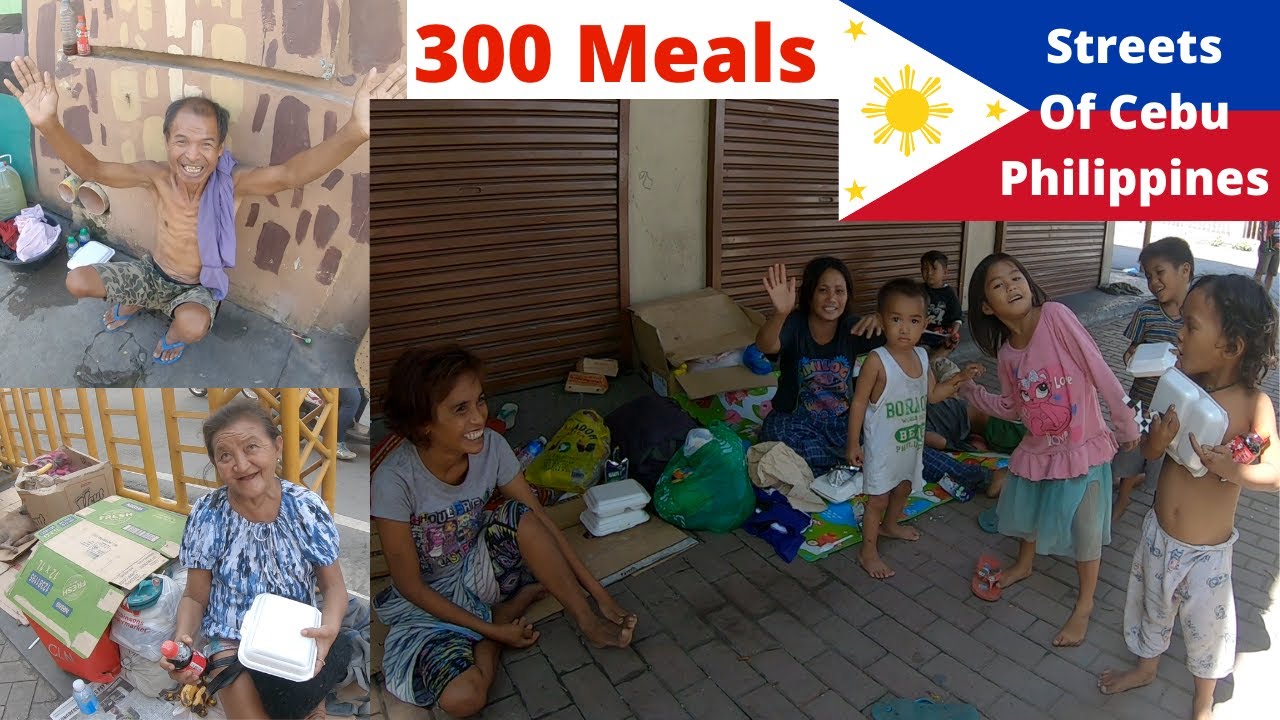 Feeding 300 on Streets of Cebu PHILIPPINES🇵🇭 MERRY CHRISTMAS!