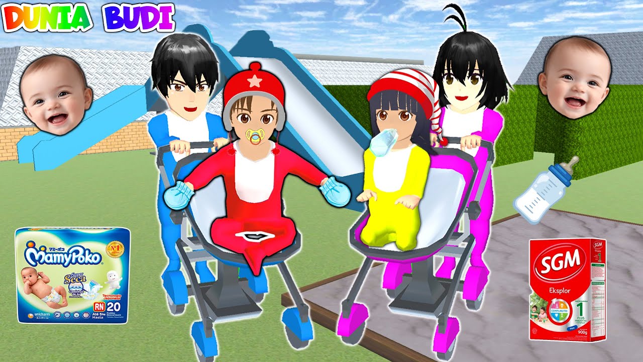 Yuta Mio Jadi Bayi 😱 Baby Titan Celine Ajak Bayi Yuta Mio Main  | Sakura School Simulator