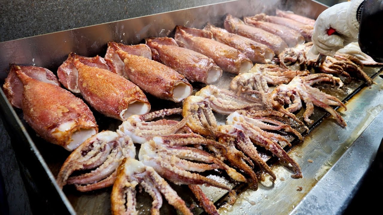 ”싸게 팔아서 남는게 없어요~“ 구워 팔아서 대박난 시장 생선구이집! 굽자마자 나가는 생선구이 맛집 Grilled Fish, korean street food