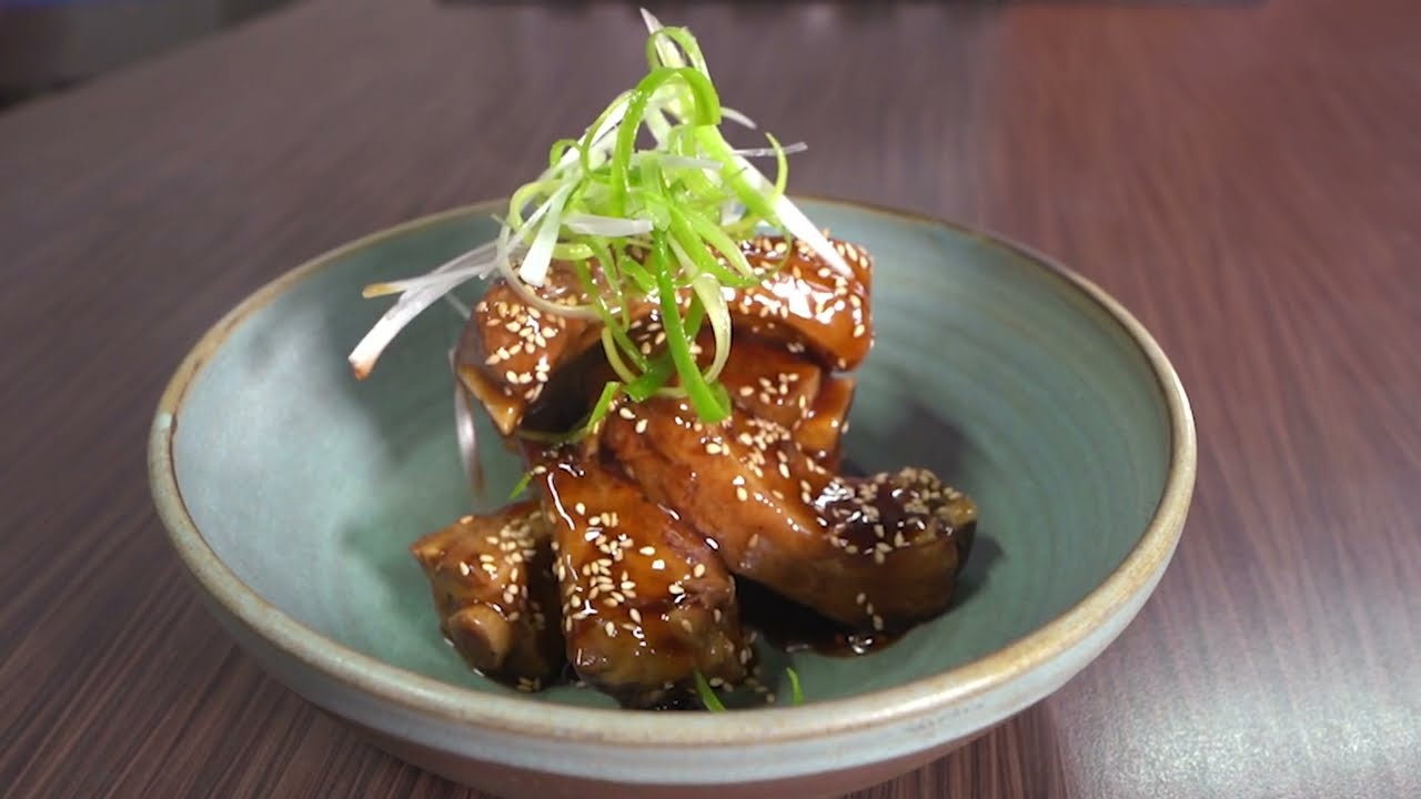 Côtes levées de porc asiatique