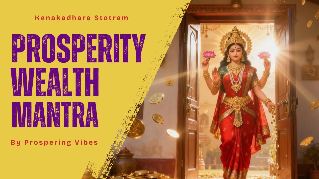 Kanakadhara Stotram | Lakshmi Mantra for Wealth, Financial Freedom & Positive Energy | Morning Chant