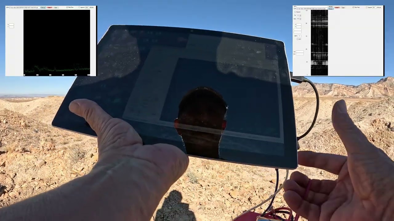 Home Built Ground Penetrating Radar Demonstration
