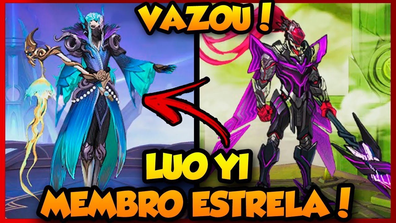 LUO YI MEMBRO ESTRELA & SKIN ALPHA VILLAIN CONFIRMADA! - MOBILE LEGENDS | SEASON 21 - MLBB