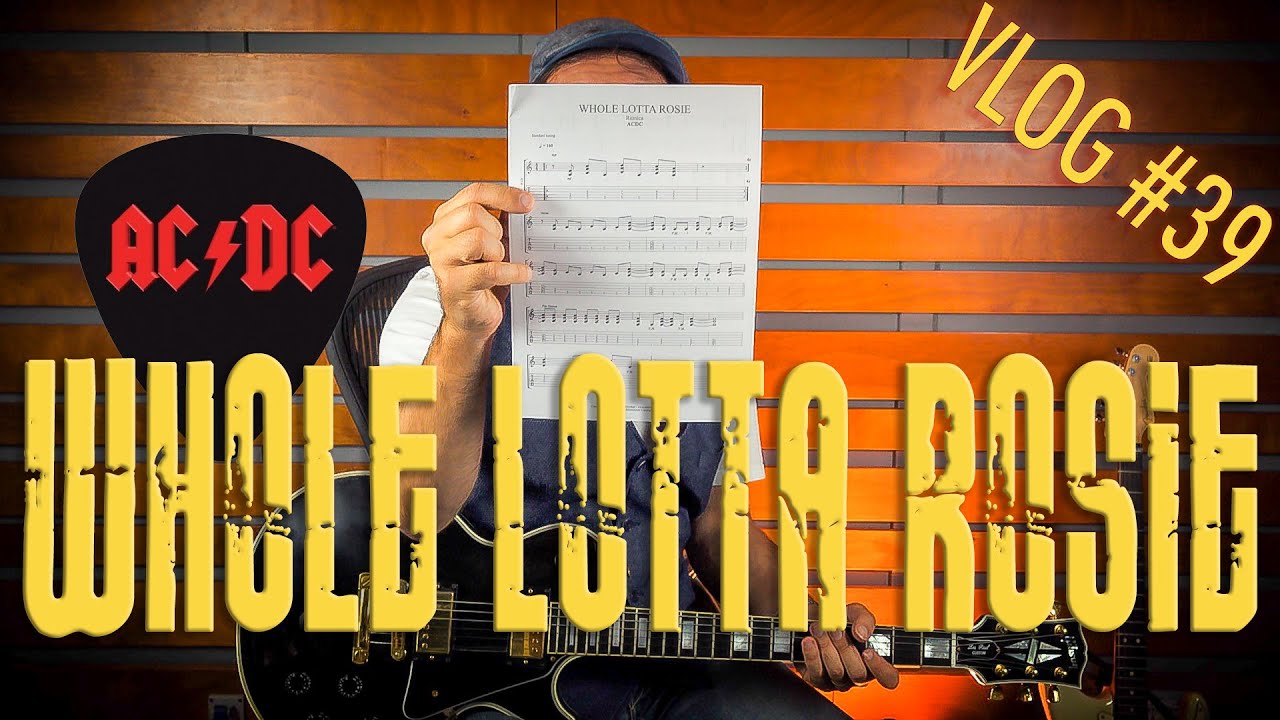 ACDC Whole Lotta Rosie Tutorial Lezione Chitarra Facile