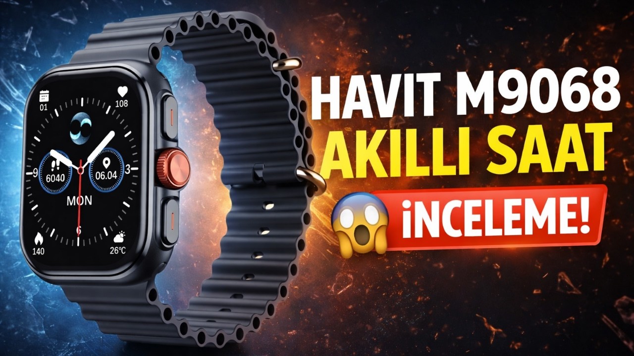Uygun Fiyatlı AMOLED Akıllı Saat mi? | Havit M9068 İnceleme