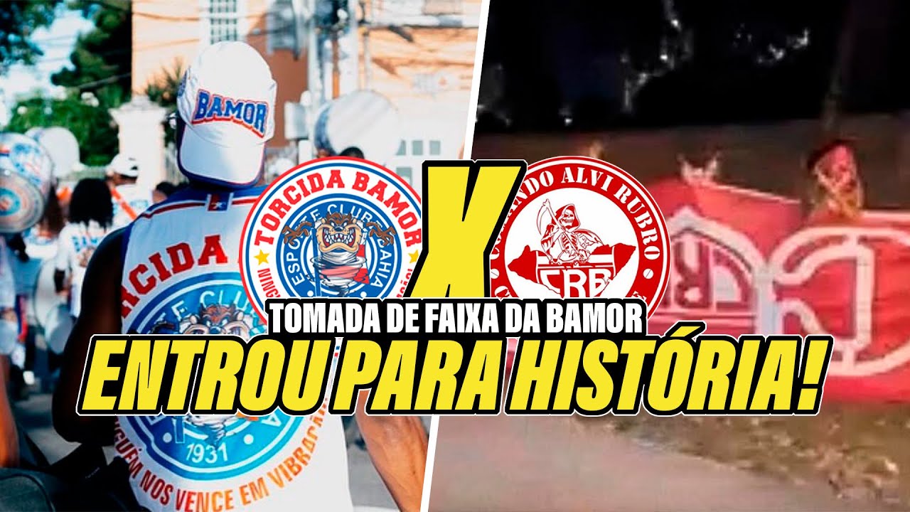 BAMOR TOMOU FAIXA DA COMANDO ALVIRRUBRO EM CENA HISTÓRICA 