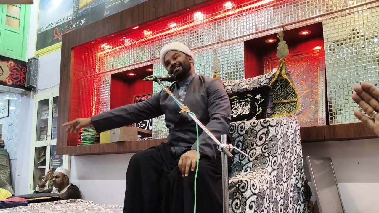Majlis e barsi haji Zaheer ( bhure) molana Jinnan asghar molai sb Delhi 