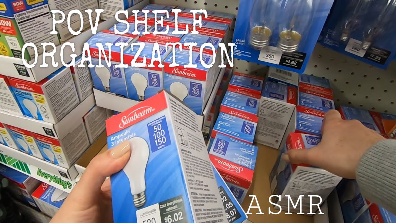 ASMR Shelf Organization|NO talking
