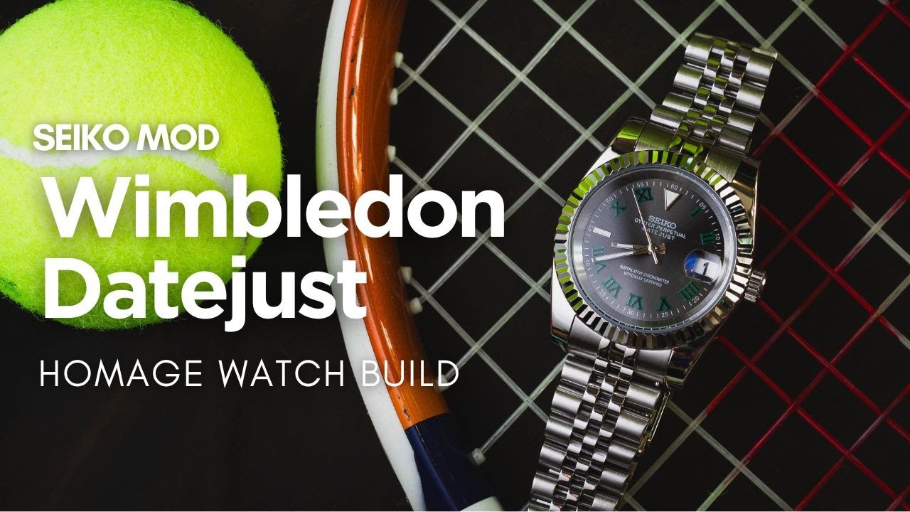 Seiko Mod: создаем потрясающие часы Datejust «Wimbledon» с механизмом NH35!
