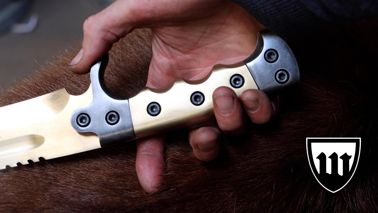Forging a cyber kukri knife, the complete movie.