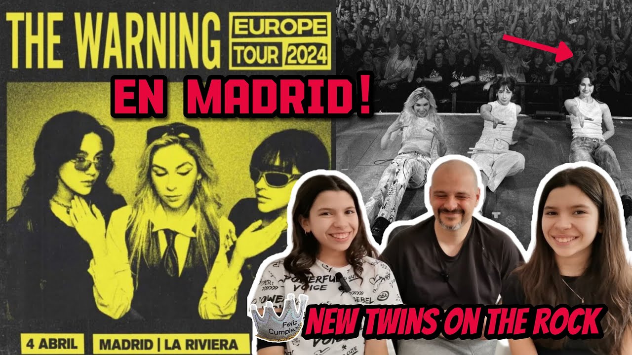 The warning en Madrid 2024! New twins on the rock + Cover 
