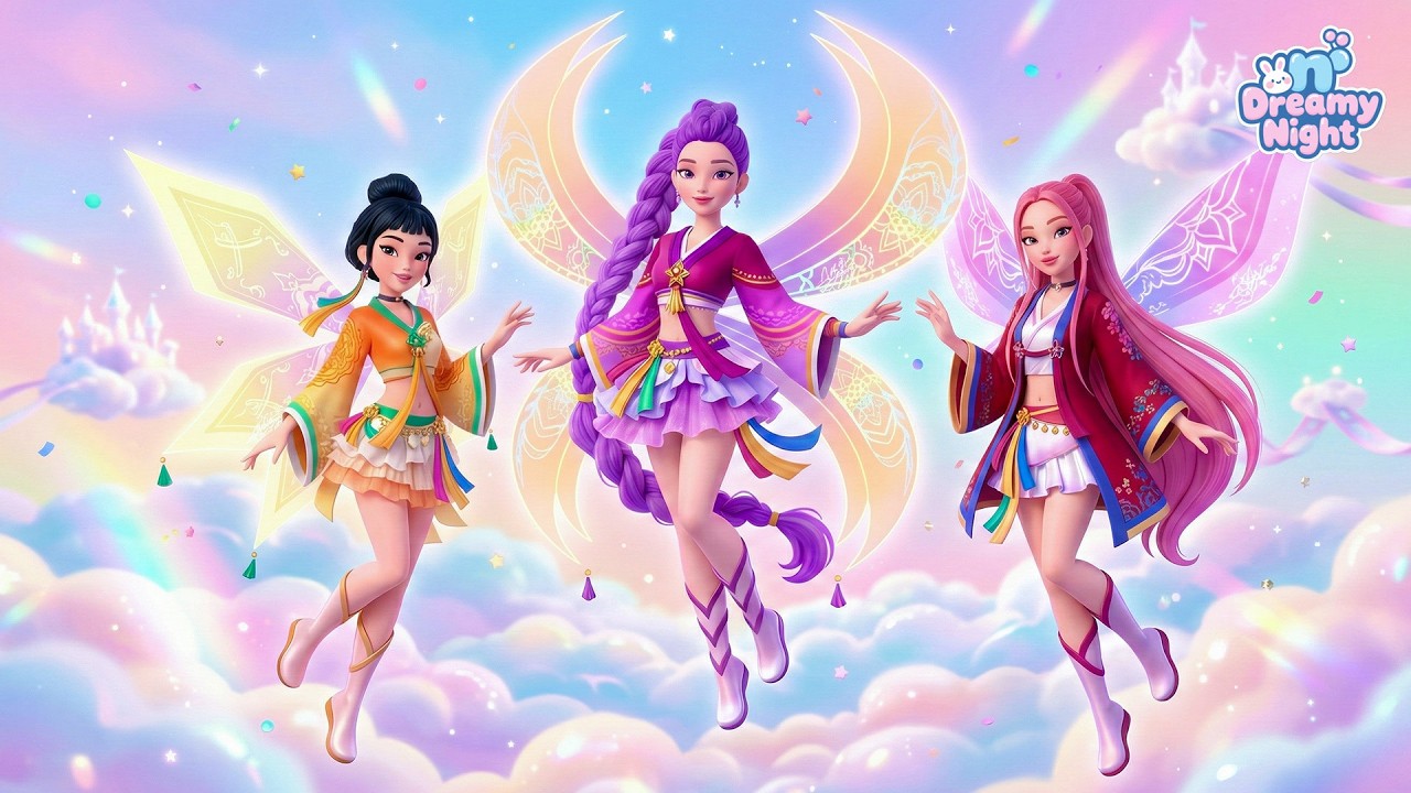 Музыка для глубокого сна ♥ Успокойте свой разум с Руми, Мирой и Зои | Kpop Demon Hunters