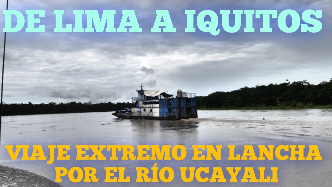 EL CAMINO A IQUITOS 🇵🇪 DESDE LIMA EN BUS Y LANCHA ⛴️ X LA RUTA FLUVIAL MÁS LARGA DEL PERÚ 🐯 UCAYALI