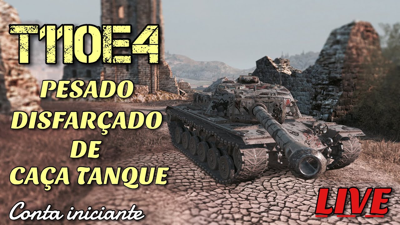 GAMEPLAY DE T110E4 | JOGANDO COM MEU PRIMEIRO TIER 10! | World of Tanks Blitz
