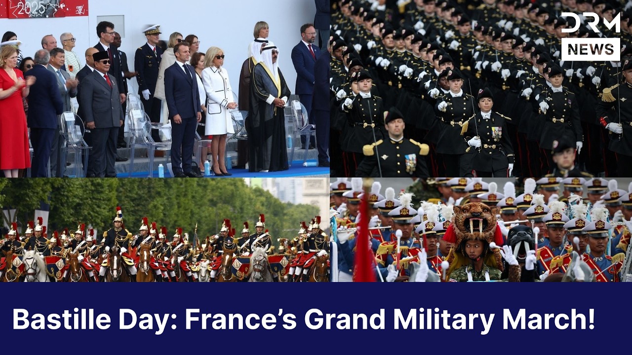 France’s Grand Bastille Day 2025 Parade: Jets, Flags, Firepower & National Pride on Display! | AQ1B