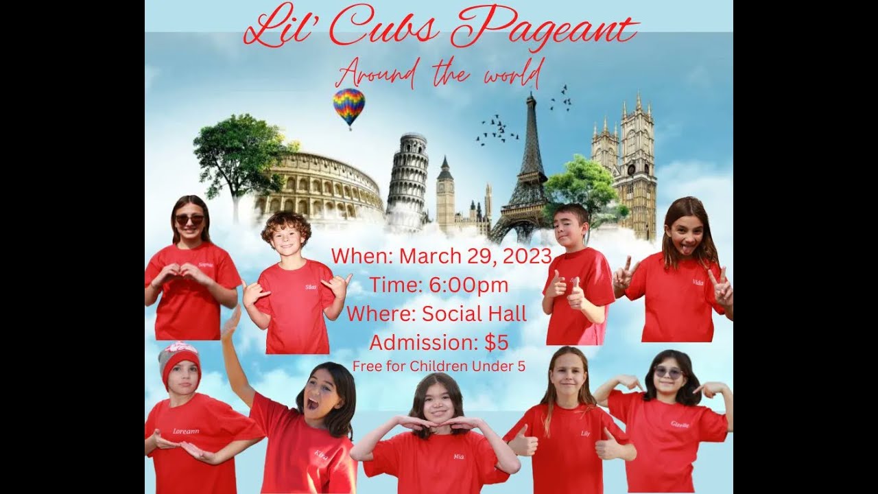 Lil Cubs Pageant Around the World - 2023