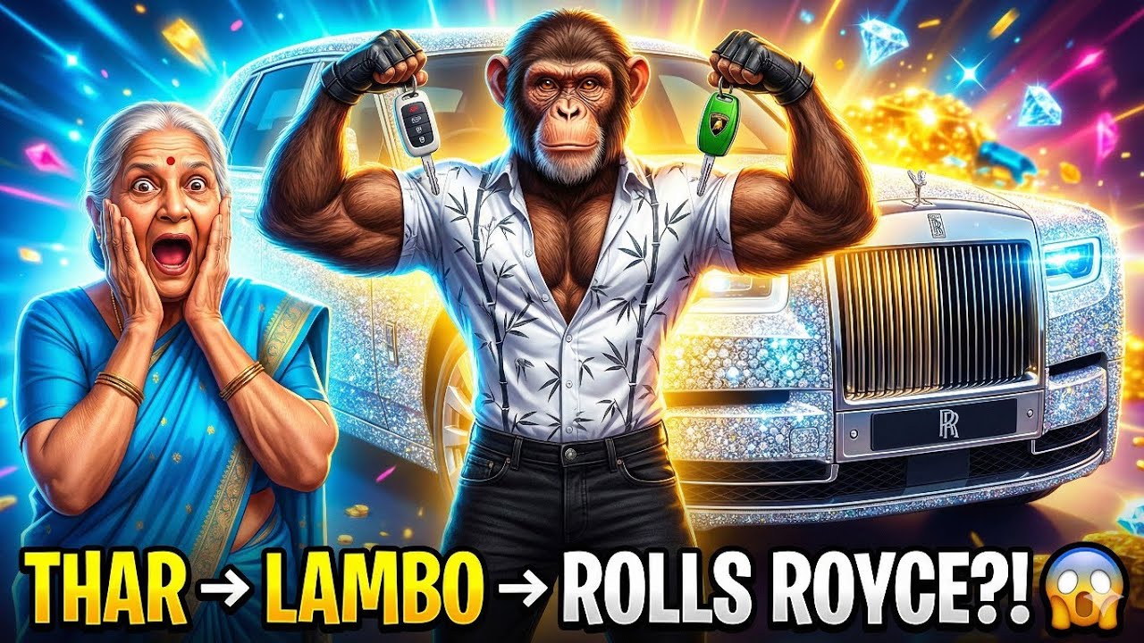 Beta Bna करोड़पति 💰 Thar → Lamborghini → DIAMOND Rolls Royce! 😱🔥💎🚗 