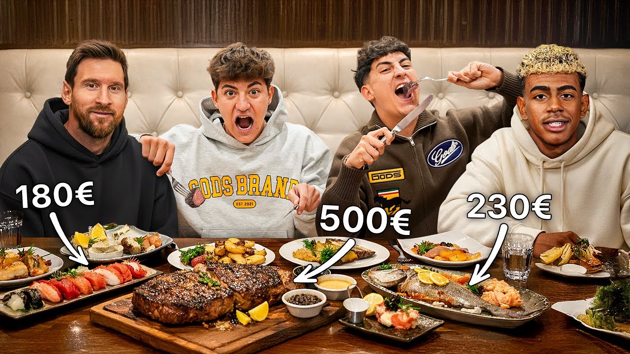 PROBANDO el RESTAURANTE FAVORITO de los FUTBOLISTAS en BARCELONA *Lamine Yamal, Messi, Arda Güler*