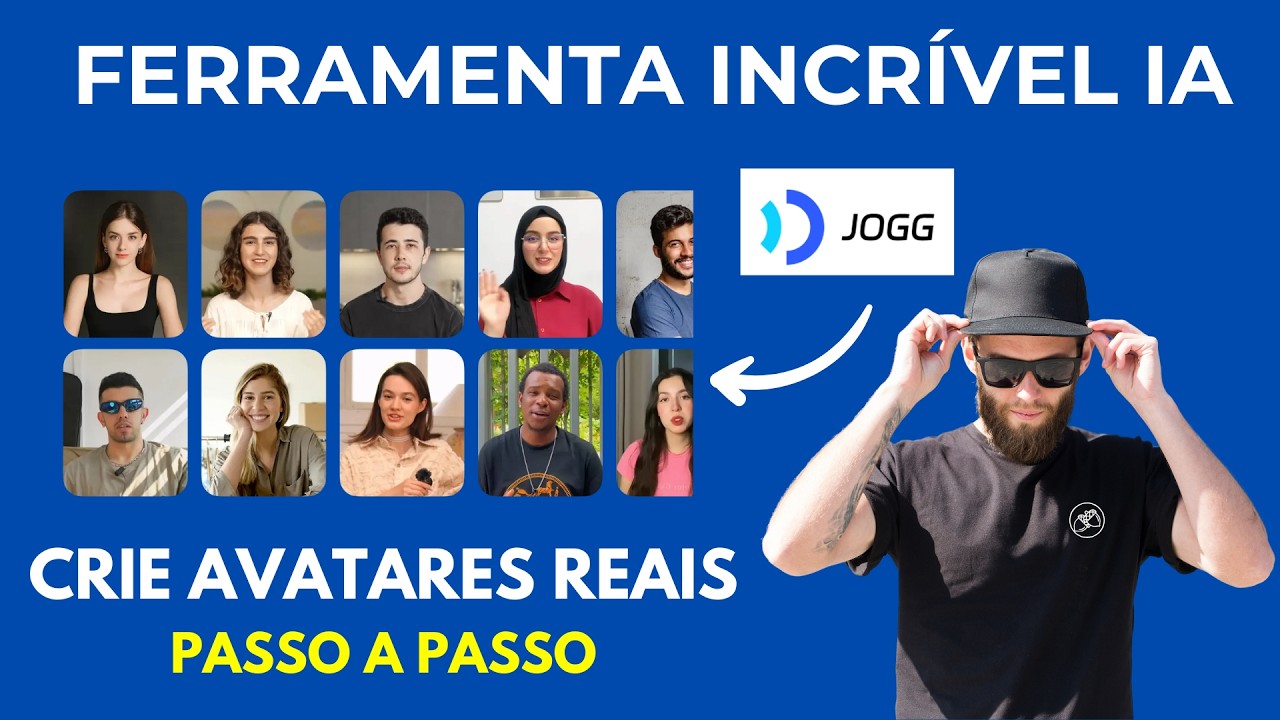 JOGG.AI CRIE AVATARES REALISTAS Inteligência Artificial em 2025 | Passo a Passo, MELHOR QUE HEY GEN!