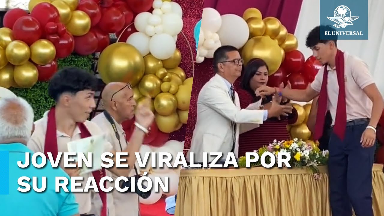 Joven arremete contra su director por dejar a su padre afuera de su graduación