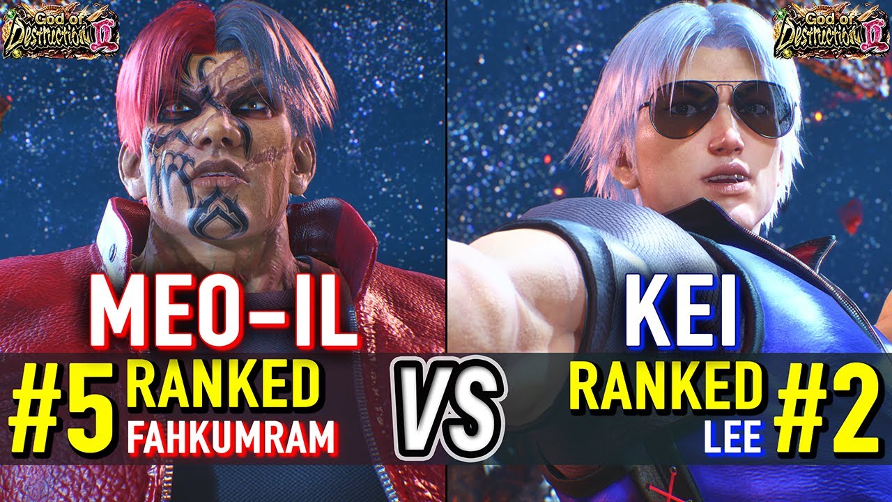 T8 🔥 MEO-IL (#5 Ranked Fahkumram) vs KEI (#2 Ranked Lee) 🔥 Tekken 8 High Level Gameplay