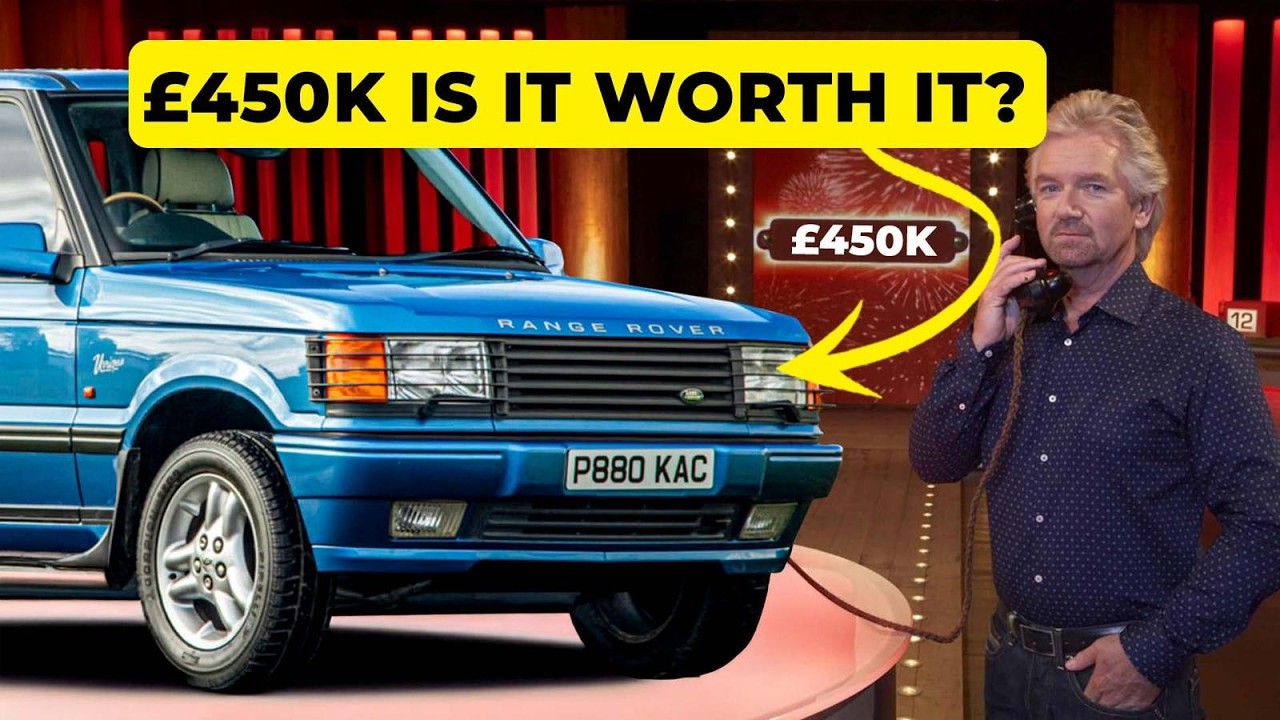 Range Rover P38 Ноэля Эдмондса за 450 тысяч фунтов стерлингов — реальная цена на сегодняшний день