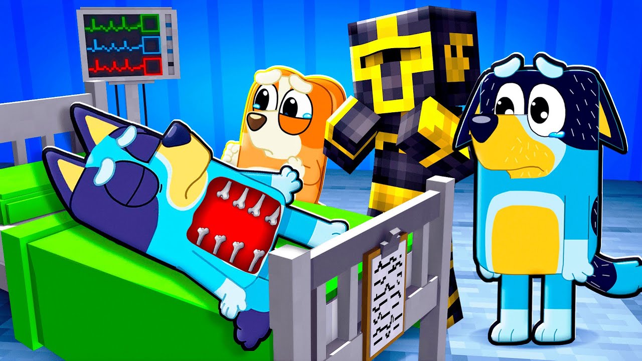 BLUEY NECESITA UNA OPERACIÓN EN MINECRAFT 😱