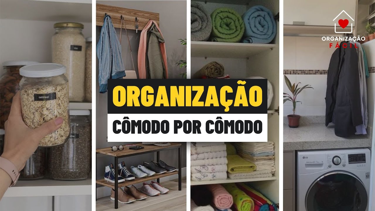 DICAS COMO ORGANIZAR A CASA TODA CÔMODO POR CÔMODO Transforme Seu Lar em um Ambiente Organizado!