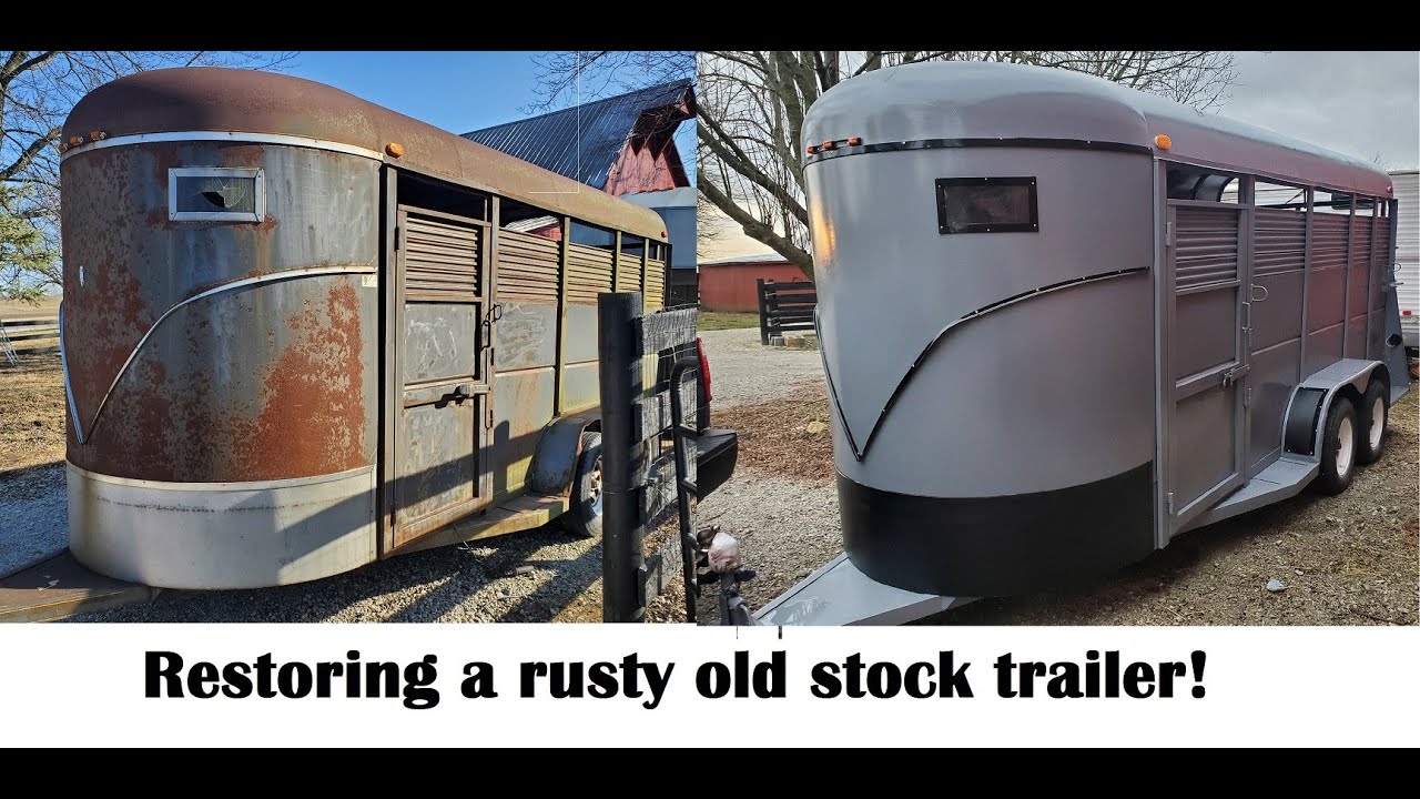 Restoring an older stock trailer with rustoleum enamel