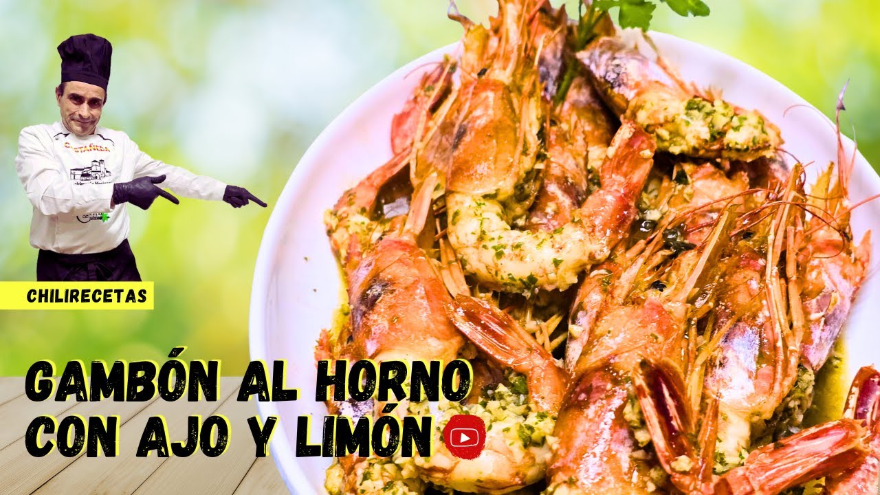 Gambones al horno en 7 minutos | Marisco fácil sin complicaciones