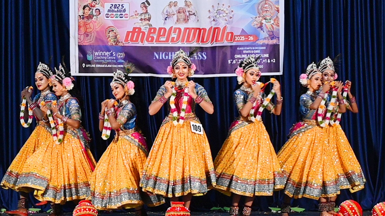 HSS Group Dance Ernakulam District Kalolsavam 2025 109 St. Teresa`s C.G.H.S.S #darkmindphotography